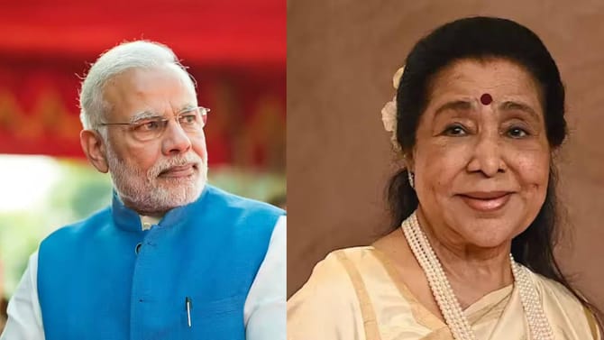 आशा भोसले यांच्या प्रकृतीबाबत पंतप्रधान मोदींची पोस्ट
