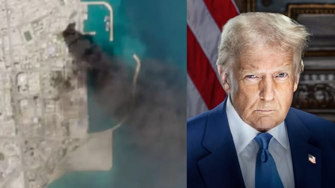 इराणच्या होर्मुझ टोल बूथवर अमेरिकेचा मोठा हल्ला, केशम आयलँड टार्गेट