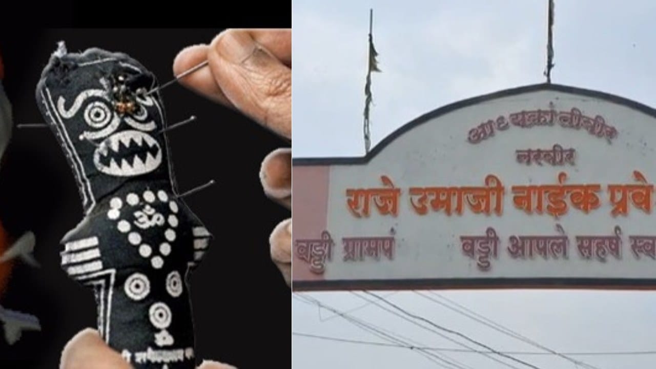 काळी बाहुली-लिंबू आणि सुया, सरपंचपदाच्या पोट निवडणूकीत भानामतीच्या प्रकाराने दहशत