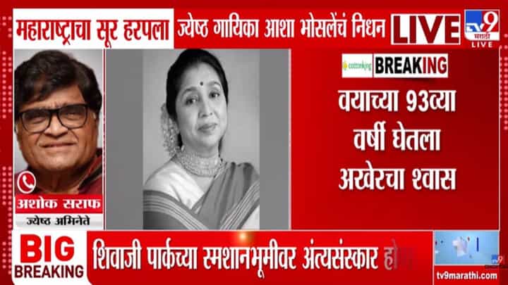Asha Bhosle Passed Away | आशा भोसले यांना अशोक सराफ यांनी वाहिली आदरांजली, म्हणाले त्यांचा आवाज म्हणजे... Asha Bhosle Passed Away | आशा भोसले यांना अशोक सराफ यांनी वाहिली आदरांजली, म्हणाले त्यांचा आवाज म्हणजे...