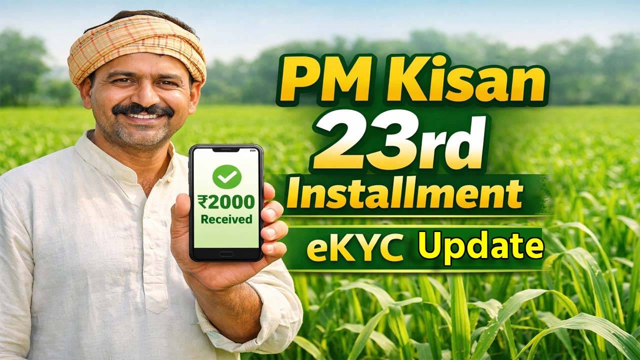 PM Kisan Yojana: पीएम किसानचा 23 वा हप्ता अडकणार? महाराष्ट्रासह 14 राज्यातील शेतकऱ्यांनो, झटपट करा हे काम PM Kisan Yojana: पीएम किसानचा 23 वा हप्ता अडकणार? महाराष्ट्रासह 14 राज्यातील शेतकऱ्यांनो, झटपट करा हे काम