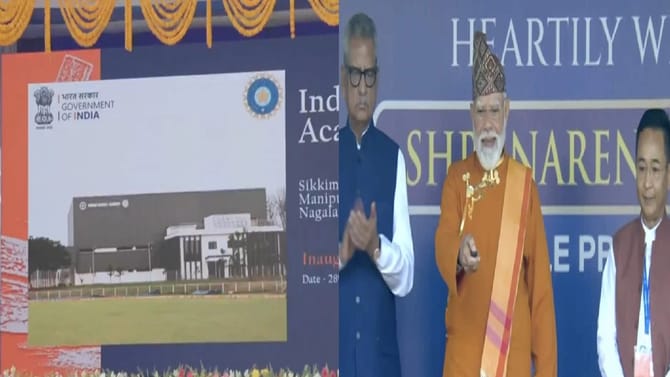 PM नरेंद्र मोदींच्या हस्ते बीसीसीआयच्या क्रिकेट ॲकॅडमींचं उद्घाटन