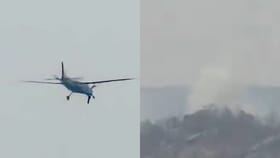 मोठी बातमी! देशात आणखी एक विमान अपघात, जमिनीवर आदळताच पेट.