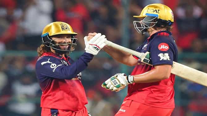 RCB vs CSK : टीम डेव्हीड-रजत पाटीदारचा तडाखा, चेन्नई विरुद्ध 250 धावा, आरसीबीचे 4 मोठे रेकॉर्ड्स