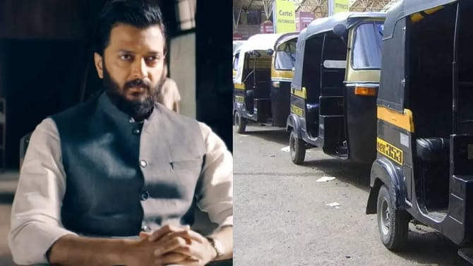 रिक्षाचालकांवर मराठी भाषा सक्तीच्या वादावर रितेश स्पष्टच म्हणाला..