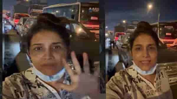 Sonali Kulkarni : 5 तास झाले, नक्की काय झालंय? काय चाललंय?; अभिनेत्री सोनाली कुलकर्णी ट्रॅफिक जामने वैतागली
