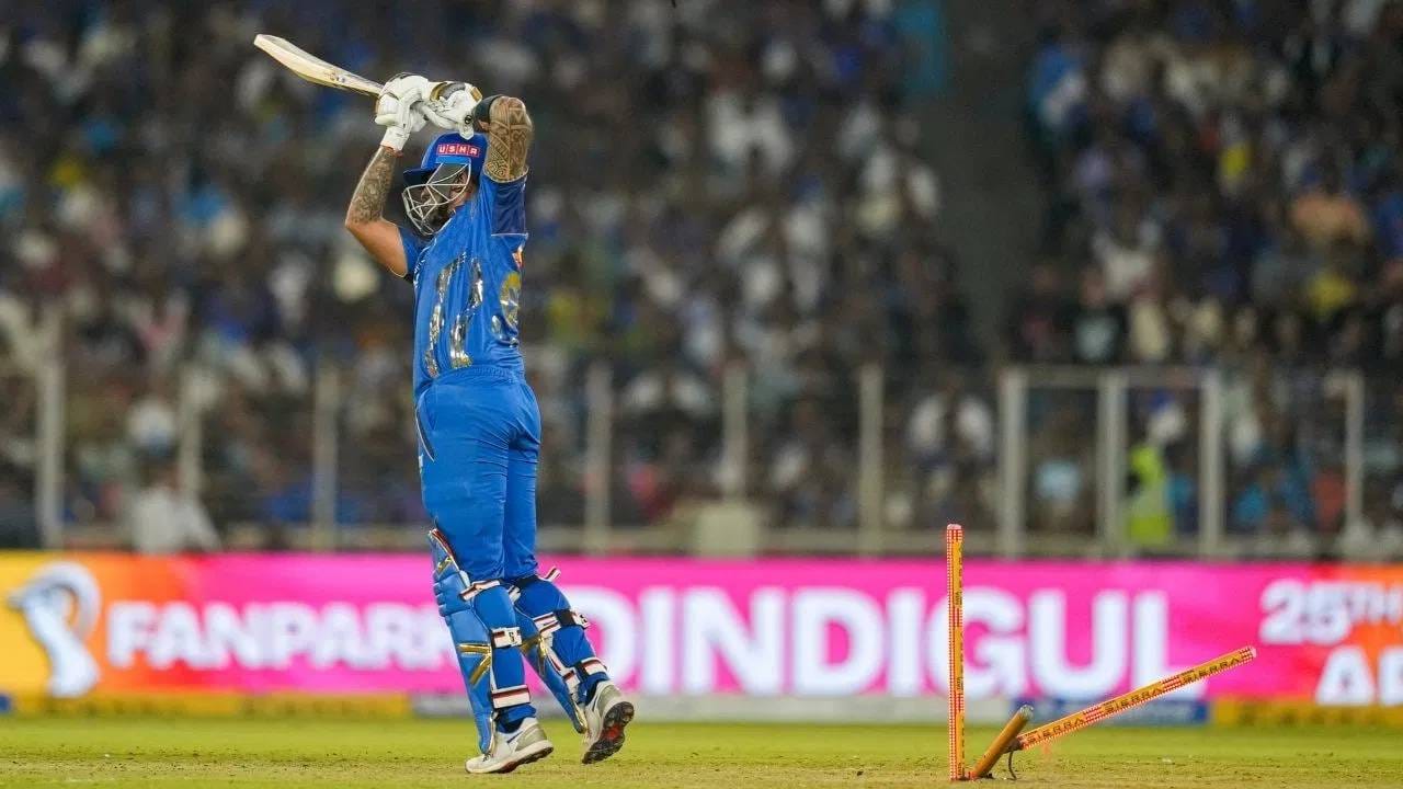 GT vs MI: सूर्यकुमार यादव वेगवान चेंडूचा ठरला बळी, रबाडाने टाकलेल्या चेंडूचा टप्पा पडताच उडवल्या दांड्या