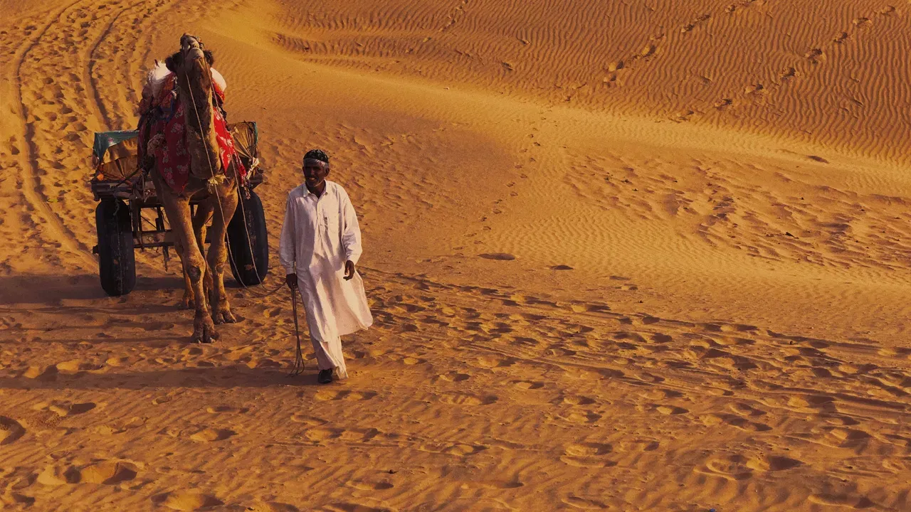 थार वाळवंट कुठे पसरले आहे? : थार वाळवंट भारताच्या उत्तर-पश्चिम भागात पसरलेले आहे, विशेषतः राजस्थानमध्ये. याचा काही भाग गुजरात, पंजाब आणि हरियाणा पर्यंत विस्तारले आहेत. याचे एकूण क्षेत्रफळ सुमारे 2 लाख चौरस किलोमीटर आहे.