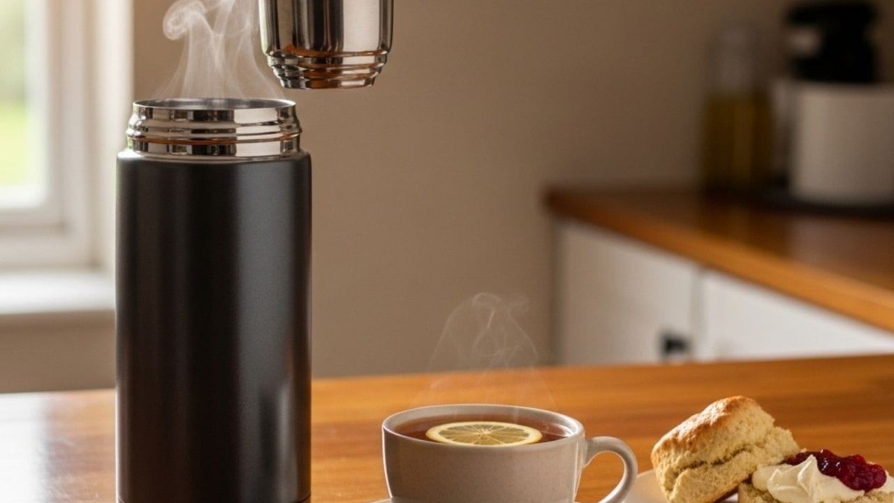 तज्ज्ञांच्या मते, थर्मोसमध्ये चहा साठवताना वेळेचे भान राखणे अत्यंत गरजेचे आहे. ताजा बनवलेला चहा चांगल्या दर्जाच्या थर्मोसमध्ये ठेवल्यास तो २ ते ४ तास अतिशय उत्तम राहतो.