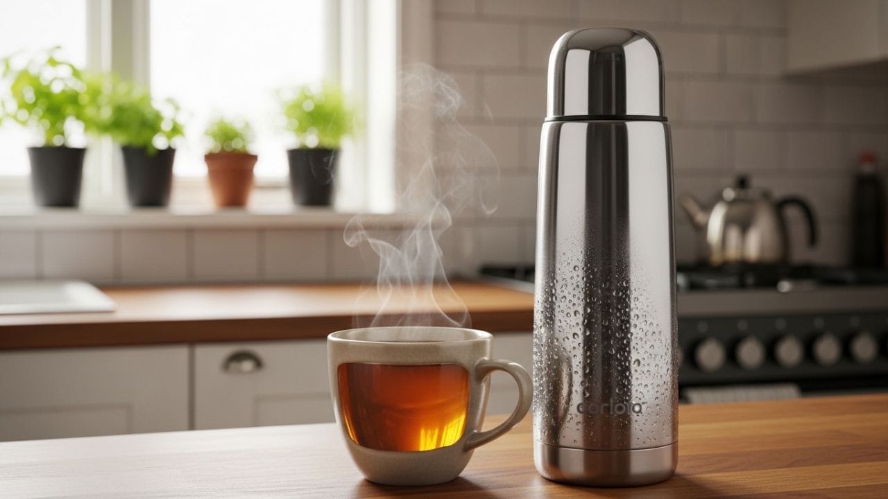 जास्त वेळ चहा साठवून ठेवायचा असेल, तर दुधाचा चहा ठेवण्याऐवजी ब्लॅक टी किंवा हर्बल टीचा पर्याय निवडावा. थर्मोस रोजच्या रोज गरम पाण्याने स्वच्छ धुवून पूर्णपणे कोरडा करावा, जेणेकरून जुन्या जीवाणूंचा संसर्ग होणार नाही.