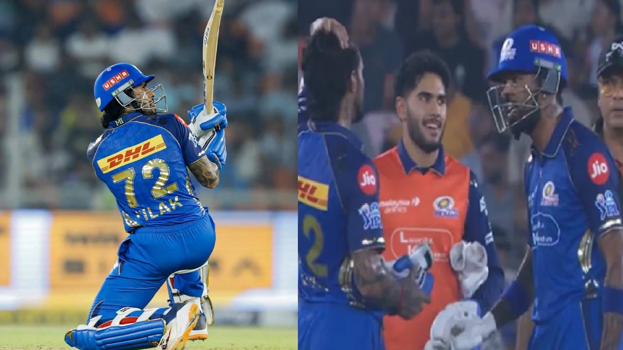 GT vs MI : आधी 22 चेंडूत 19 धावा, मग हार्दिक तिलक वर्माला असं काही बोलला की.. पुढच्या 23 चेंडूत तिलकच्या बॅटने विद्ध्वंस घडवला