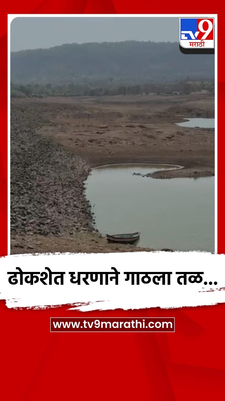 रायगडमध्ये पाणीटंचाईची धोक्याची घंटा; ढोकशेत धरणाने तळ गाठला