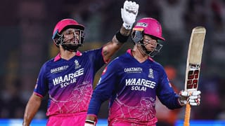 6, 6, 6, 6..! वैभव सूर्यवंशीने प्रफुल हिंगेला दाखवला इंगा, पहिल्याच षटकात घेतला बदला