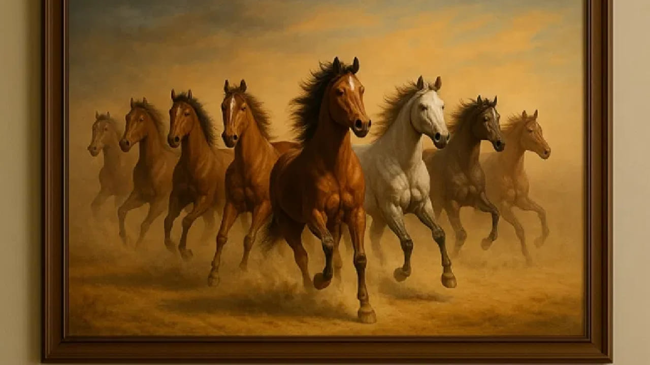 तसेच घरात नेहमी शांत आणि प्रेमळ प्राण्यांची चित्रे लावावीत. हिंस्त्र प्राण्यांची म्हणजे (शिकार करणाऱ्या) चित्रे टाळावीत. कारण ती नकारात्मक ऊर्जा वाढवून घरात वाद आणि तणाव निर्माण करू शकतात.  (डिस्क्लेमर : वरील माहिती उपलब्ध स्रोतावरून देण्यात आलेली आहे. याच्या तथ्यांबद्दल आम्ही कुठलाही दावा करीत नाही तसेच अंधश्रद्धेला दुजोरा देत नाही)