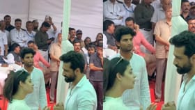 आशा भोसले यांच्या अंत्यविधीच्या व्हिडीओतील त्या तरुणाचीच जोरदार चर्चा.