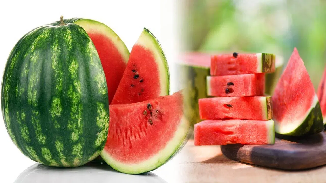 थाप मारून आवाज तपासणे : टरबूजला हाताने थाप मारून पहा. जर त्यातून पोकळ किंवा घुमणारा आवाज आला तर समजावे की ते रसदार आणि पूर्ण पिकलेले आहे. जड किंवा दबलेला आवाज आल्यास ते कच्चे असू शकतो.