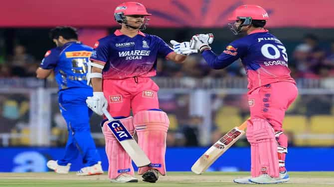 RR vs MI : वैभव-जैस्वालची विस्फोटक बॅटिंग, राजस्थानच्या सलामी जोडीचे पलटण विरुद्ध इतके सारे विक्रम