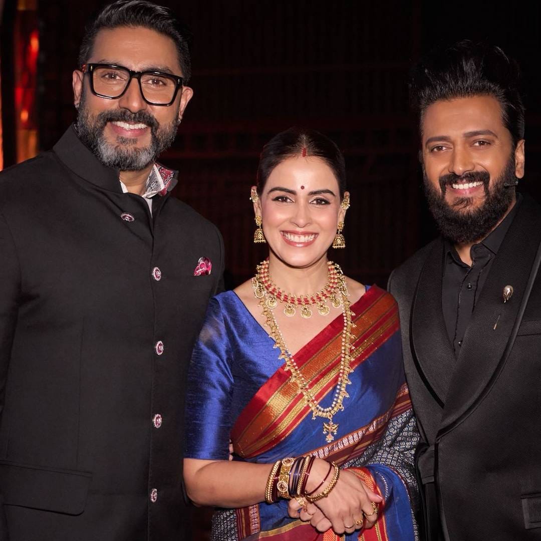 बिग बॉसच्या मंचावर रितेशने 'राजा शिवाजी' या चित्रपटातील एका महत्त्वपूर्ण भूमिकेवरून पडदा उचलला. या चित्रपटात अभिनेता सलमान खानचीही महत्त्वपूर्ण भूमिका असल्याचं त्याने जाहीर केलं. याची घोषणा करताना अभिषेक रितेशच्या बाजूलाच उभा होता. 
