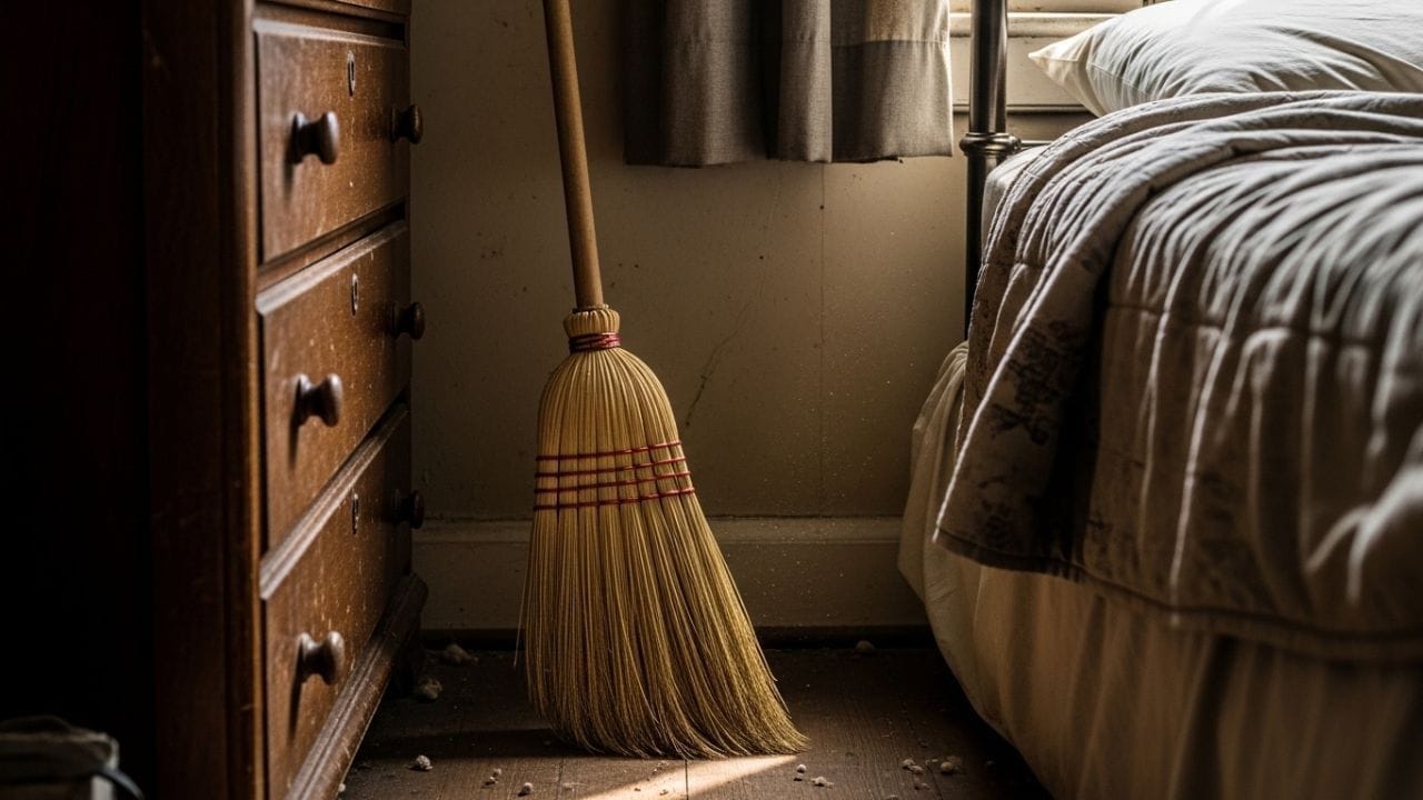 बेडरूम ही पती-पत्नीच्या प्रेमाची जागा आहे. तिथे झाडू ठेवल्याने दोघांमध्ये विनाकारण भांडणे आणि तणाव वाढतो. वास्तुशास्त्रानुसार, बेडरूममध्ये झाडू ठेवल्याने घरात पैसा टिकत नाही. अनावश्यक खर्च वाढतात आणि आर्थिक प्रगती थांबते,