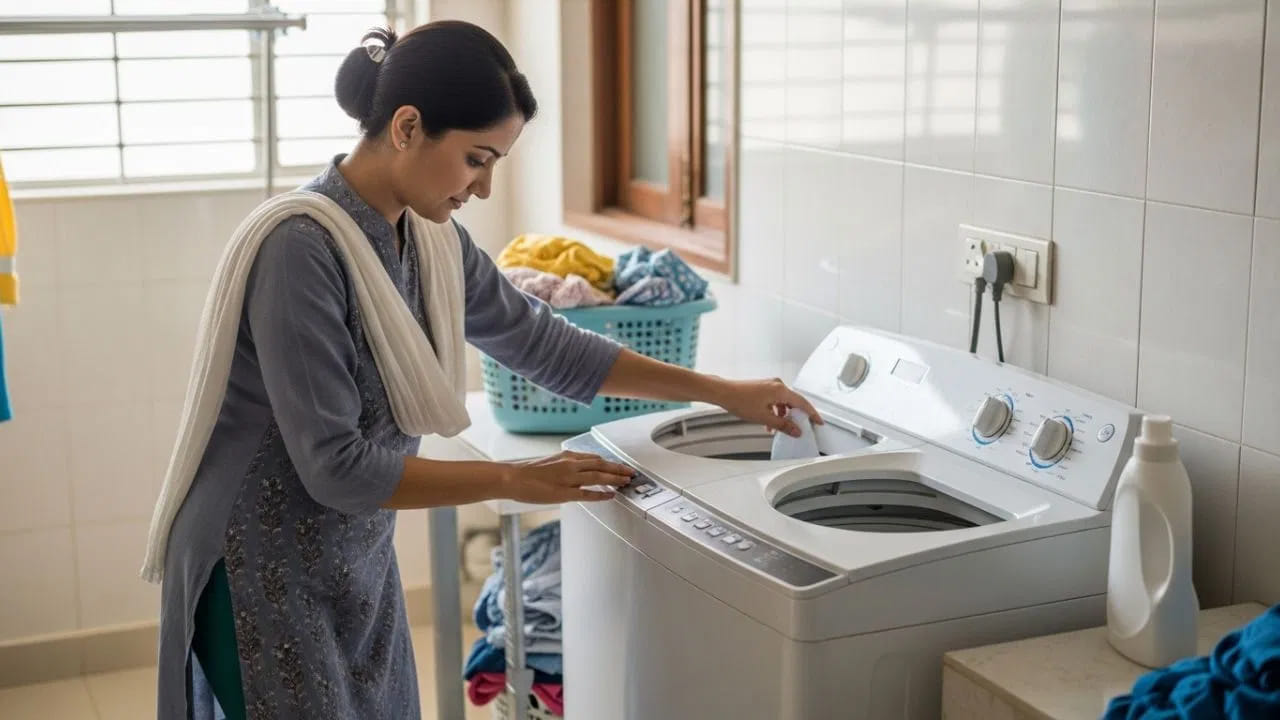 जर कपड्यांवर पेट्रोल, डिझेल, स्वयंपाकाचे तेल किंवा मोटर ग्रीसचे डाग असतील, तर ते थेट मशीनमध्ये टाकू नका. हे पदार्थ ज्वलनशील असतात. मशीनमधील मोटरमुळे निर्माण होणारी उष्णता किंवा घर्षणामुळे अशा कपड्यांना आग लागण्याचा धोका असतो. हे कपडे आधी बाहेर साबणाने स्वच्छ करून मगच मशीनमध्ये टाकावेत.