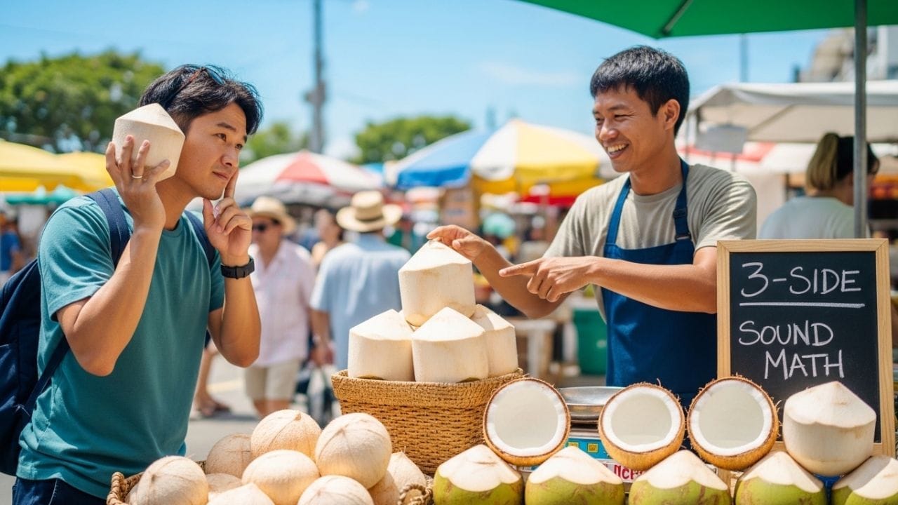नारळ खरेदी करताना साधारण ५  गोष्टींकडे लक्ष देणे फार गरजेचे असते. ज्यामुळे तुमची फसवणूक होणार नाही. अनेकांना वाटते की मोठा नारळ म्हणजे जास्त पाणी. पण हे चुकीचे आहे. मोठ्या नारळात अनेकदा मलई जास्त असते आणि पाणी कमी असते. त्यामुळे नेहमी मध्यम आकाराचा नारळ निवडा.