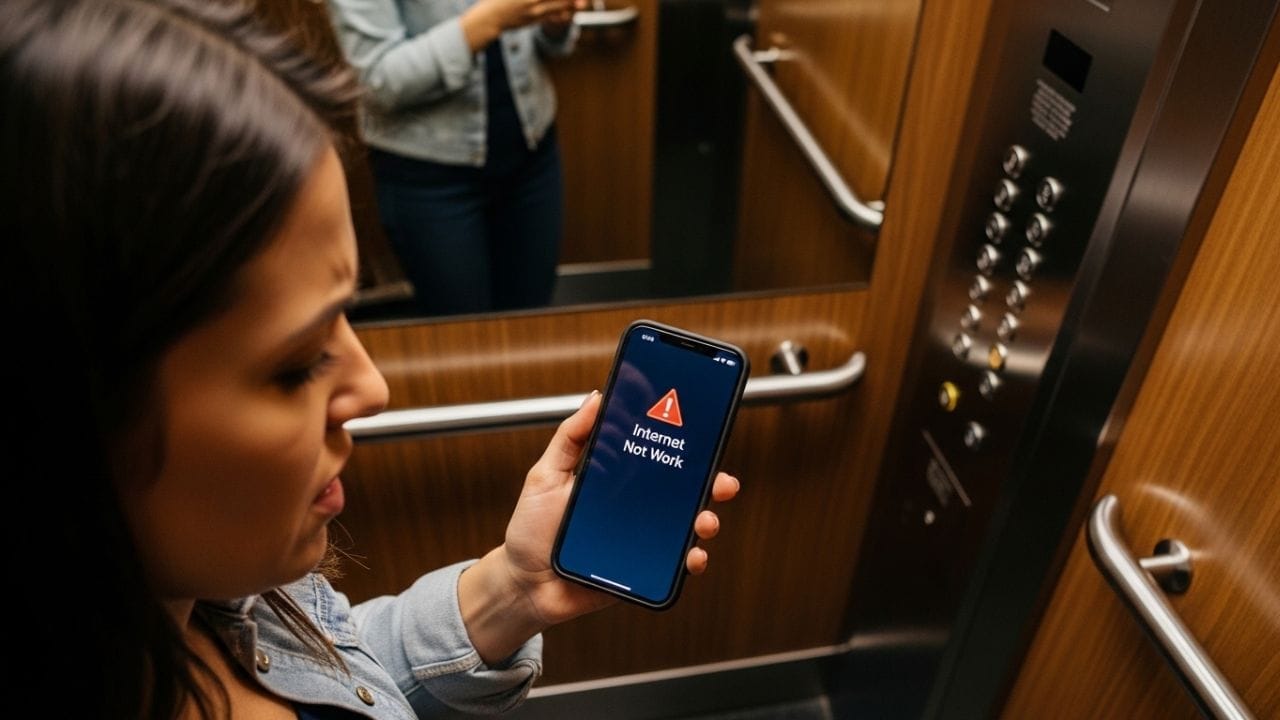 बेसमेंट हे जमिनीच्या खाली असते. मोबाईल टॉवर्स जमिनीच्या वर उंचावर असतात. टॉवर आणि तुमच्या फोनमध्ये जमीन, खडक आणि इमारतीचा पाया असे अनेक अडथळे आल्यामुळे सिग्नलची फ्रिक्वेन्सी तिथपर्यंत पोहोचू शकत नाही.