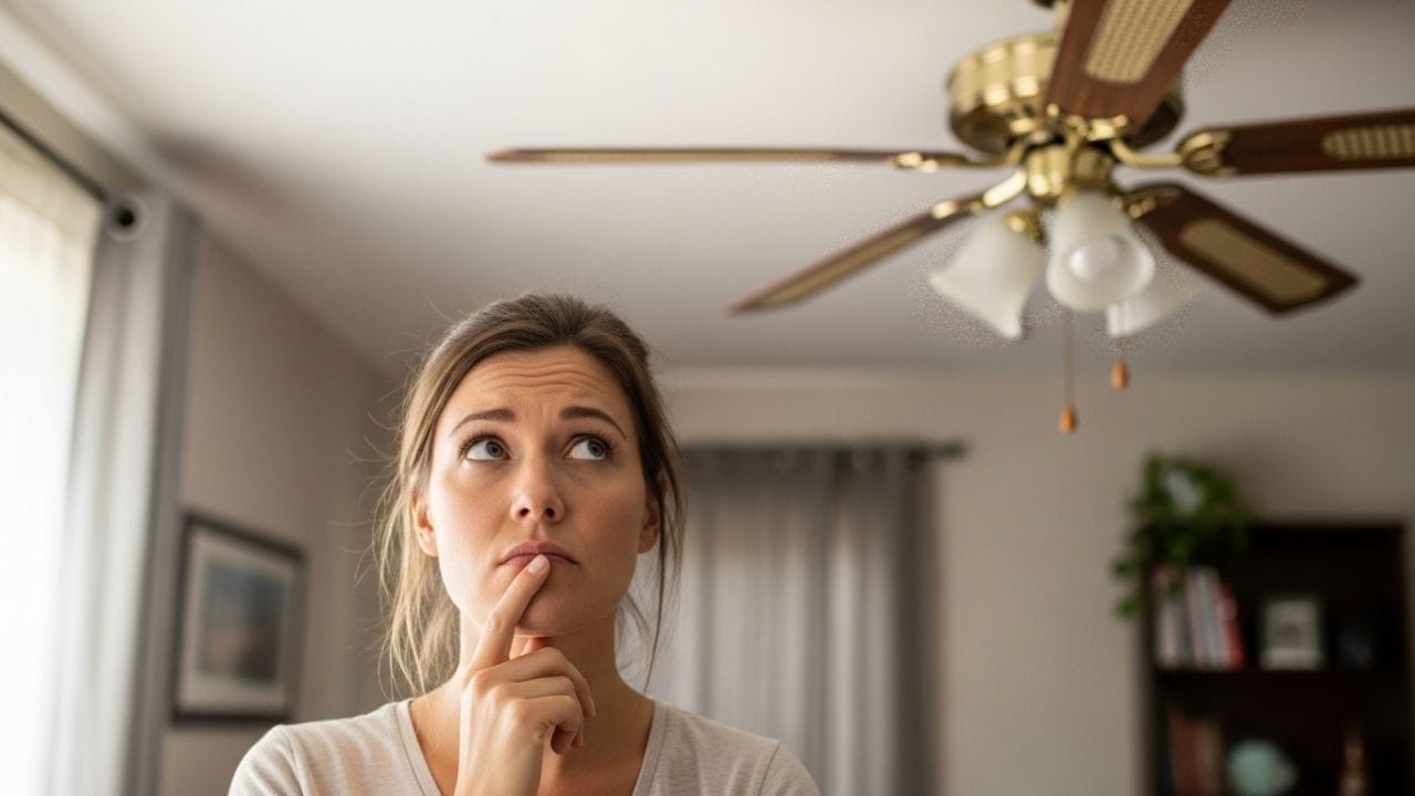 जेव्हा पंखा हवेत फिरतो, तेव्हा पात्यांचे हवेसोबत घर्षण होते. यामुळे पात्यांवर एक प्रकारचा करंट (Static Charge) तयार होतो. हवेत फिरणारी धूळ या प्रभारामुळे पात्यांकडे खेचली जाते. एखाद्या चुंबकाप्रमाणे कडेला जाऊन चिकटते