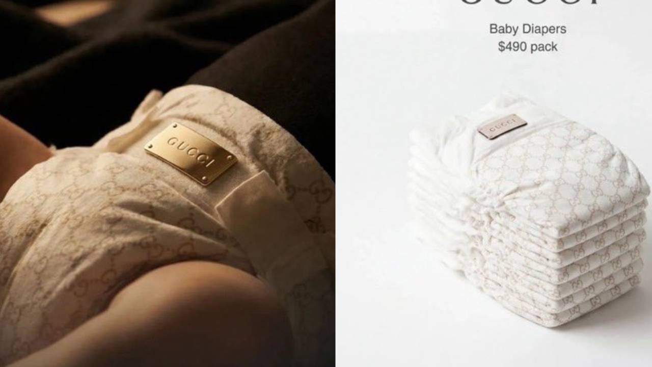 बापरे! डायपरची किंमत 50000 रुपये, Gucci ने लॉन्च केले बेबी डायपर? नेमकं सत्य काय?