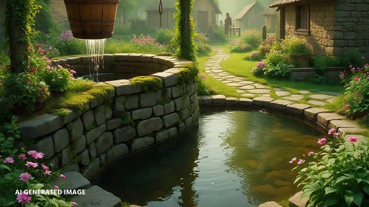 कोणताही शुभ कार्यक्रम असेल तर याच विहिरीच्या शेजारी तो केला जातो. विहिरीत पाणी नसले तिरीही तिला तेवढेच महत्त्व आहे. फरिदाबाद येथील तिगांव येथील अशाच एका ऐतिहासिक विहिरीचा जीर्णोद्धार करण्यात आलेला आहे. (फोटो सौजन्य- मेटा एआय) 