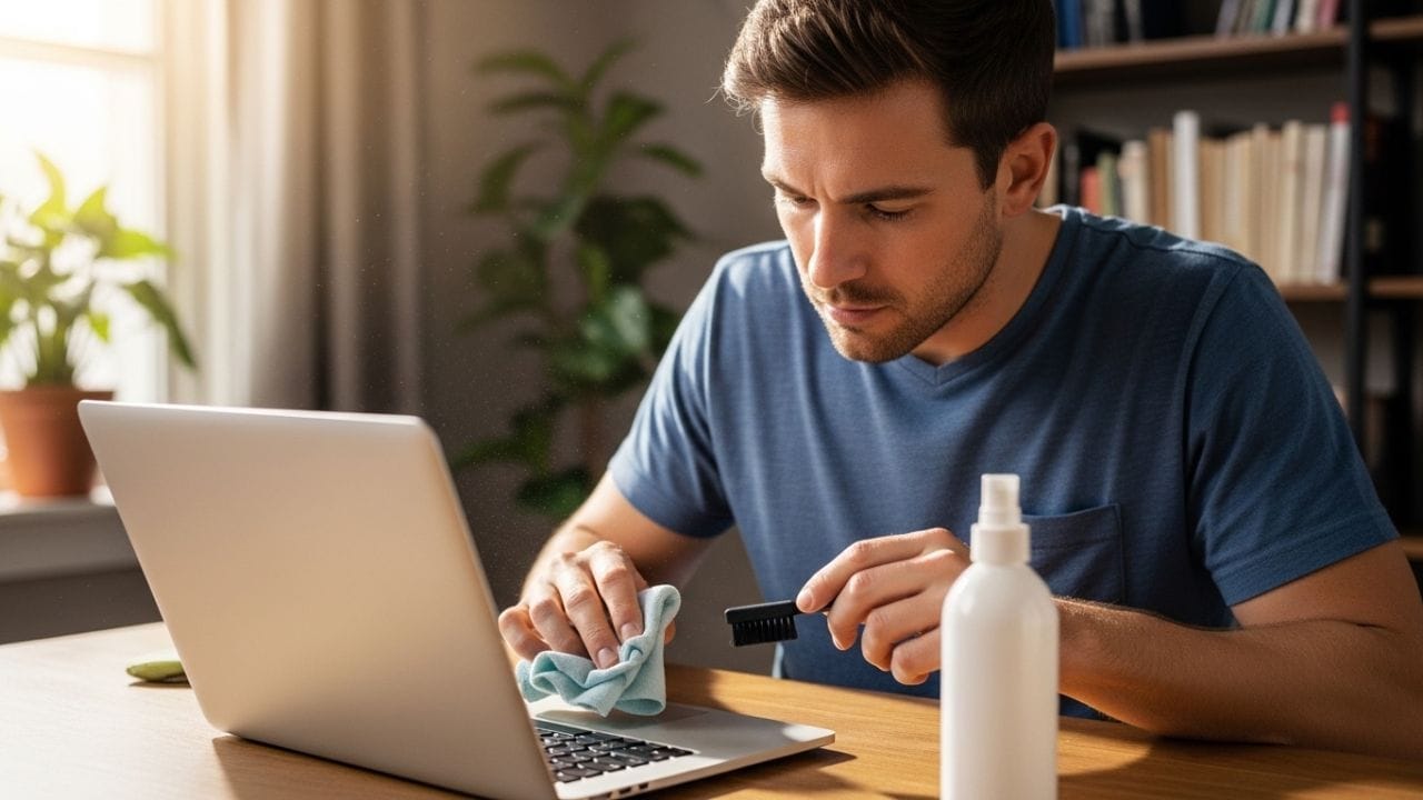 लॅपटॉप सुरळीत चालण्यासाठी दर आठवड्याला हलकी स्वच्छता आणि महिन्यातून किमान एकदा डिप क्लिनिंग करणे आवश्यक आहे. यामुळे तुमचे गॅझेट दीर्घकाळ नवीन आणि कार्यक्षम राहील.