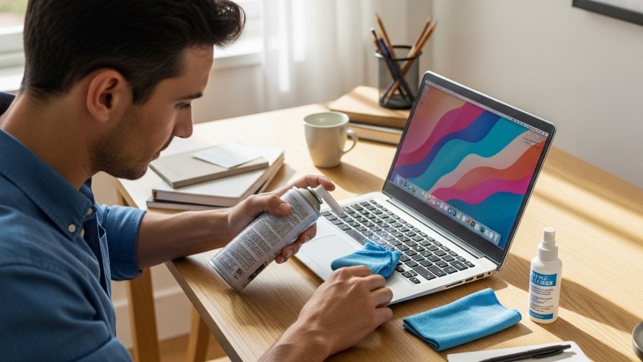 कीबोर्डच्या कोपऱ्यांमध्ये अडकलेली धूळ काढण्यासाठी घरातील जुना मेकअप ब्रश किंवा मऊ पेंट ब्रश अत्यंत प्रभावी ठरतो. बटणांमधील जागेत ब्रश फिरवल्याने सूक्ष्म कचरा बाहेर येतो. मात्र, चुकूनही कडक केस असलेला ब्रश वापरू नका, कारण यामुळे कीबोर्डवर ओरखडे पडू शकतात.