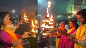 बहुचर्चित मालिकेच्या टीमकडून नाशिकमधल्या रामकुंड इथं गोदा आरती.