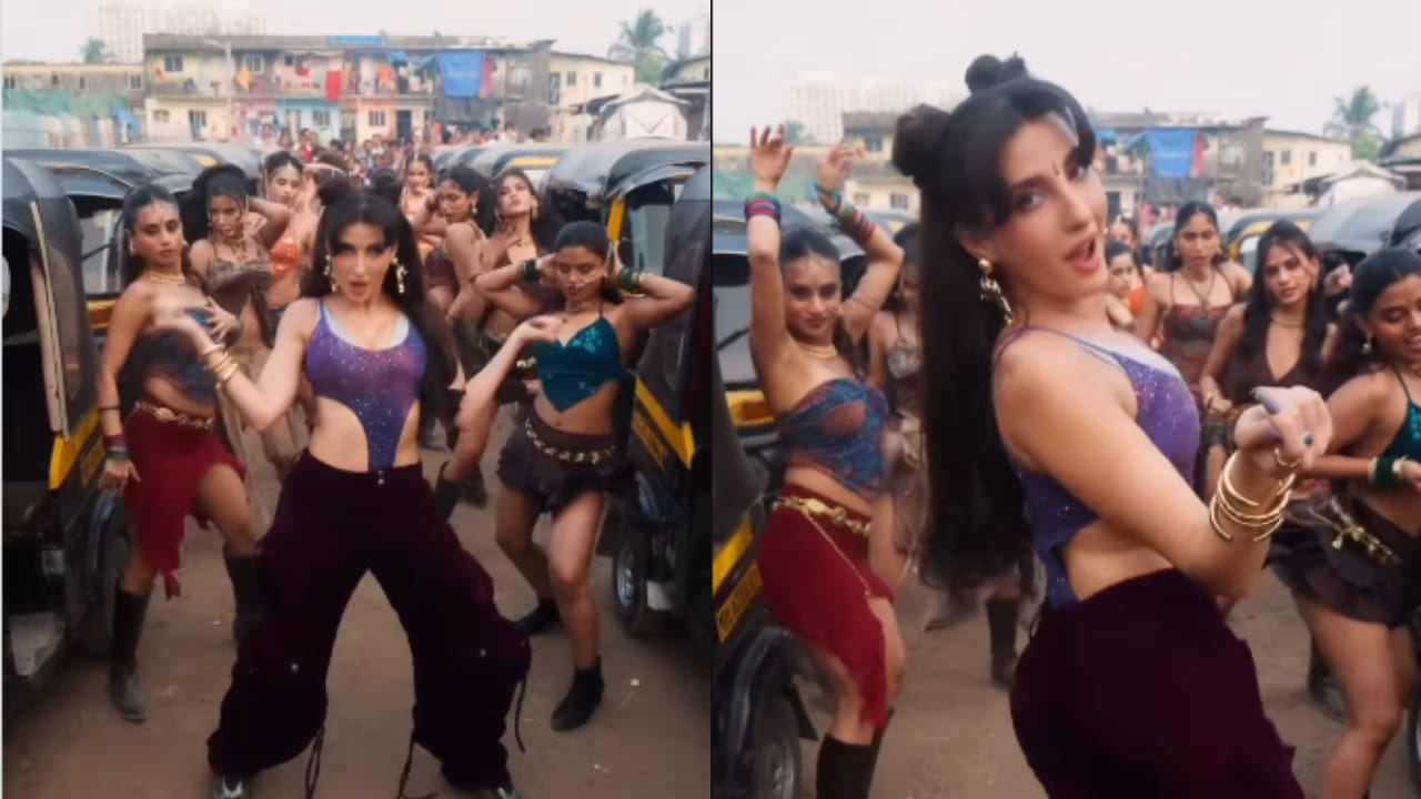 अश्लील गाण्यानंतर नोरा फतेहीचं नवीन गाणं रिलीज, भर रस्त्यात मुलींसोबत केला डान्स, Video व्हायरल