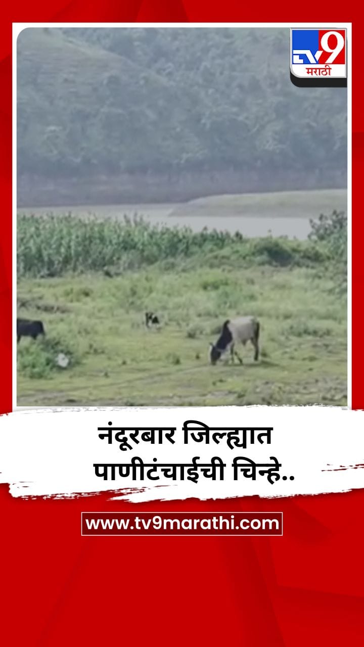 नंदूरबार जिल्ह्यात पाणीटंचाईची चिन्हे..