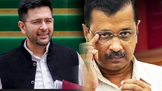 आप पक्षात महाभूकंप, राघव चड्ढासह 7 खासदार भाजपात!