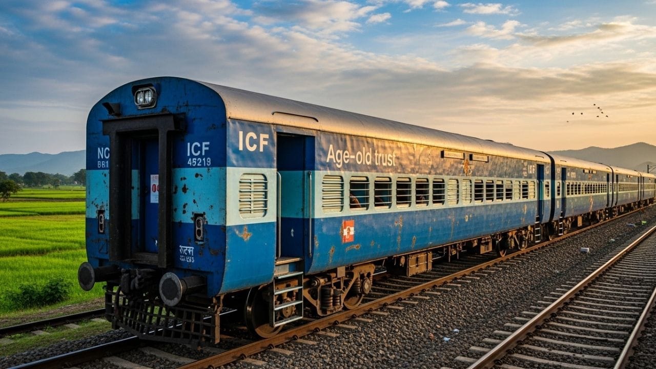 बहुतेक निळ्या रंगाच्या ट्रेन्स या इंटिग्रल कोच फॅक्टरी (ICF) द्वारे निर्मित आहेत. हे डबे लोखंडाचे बनलेले असून यात पारंपारिक एअर ब्रेक प्रणाली वापरली जाते. या गाड्यांचा कमाल वेग ताशी ११० किमी इतका असतो. अनेक दशकांपासून भारतीय रेल्वेची मुख्य धुरा सांभाळणाऱ्या या रेल्वेतून आपण अनेकदा प्रवास केला असेल.