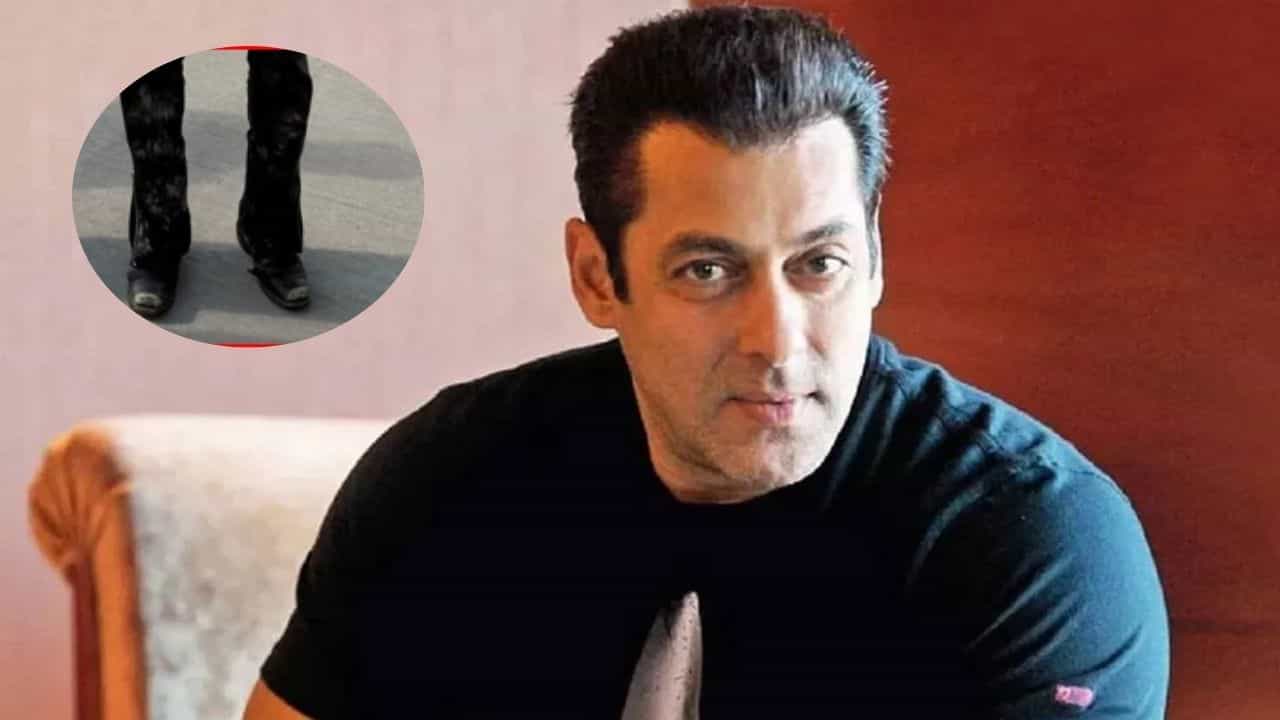 सलमान खानने घातला फाटका, जुना बूट; फोटो समोर येताच प्रचंड ट्रोलधाड, शुजची किंमत कळताच ट्रोलर्सची बोबडी वळली
