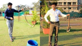 'गोंधळ’चा दिग्दर्शक बनला सर्पमित्र; नेटकरी म्हणाले 'रिअल लाइफ हिरो'