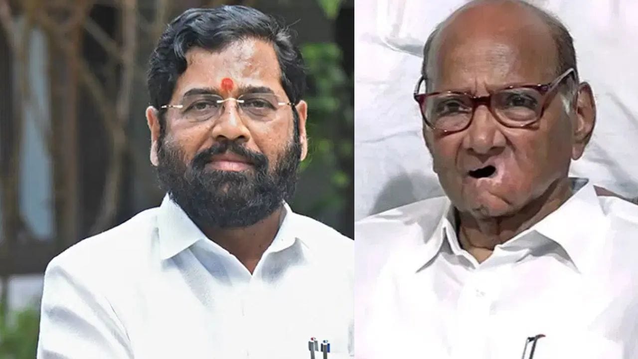 मोठी बातमी! शिंदेंचा शरद पवारांना मोठा धक्का, बड्या नेत्यानं सोडली साथ, शिवसेनेत मोठा पक्षप्रवेश
