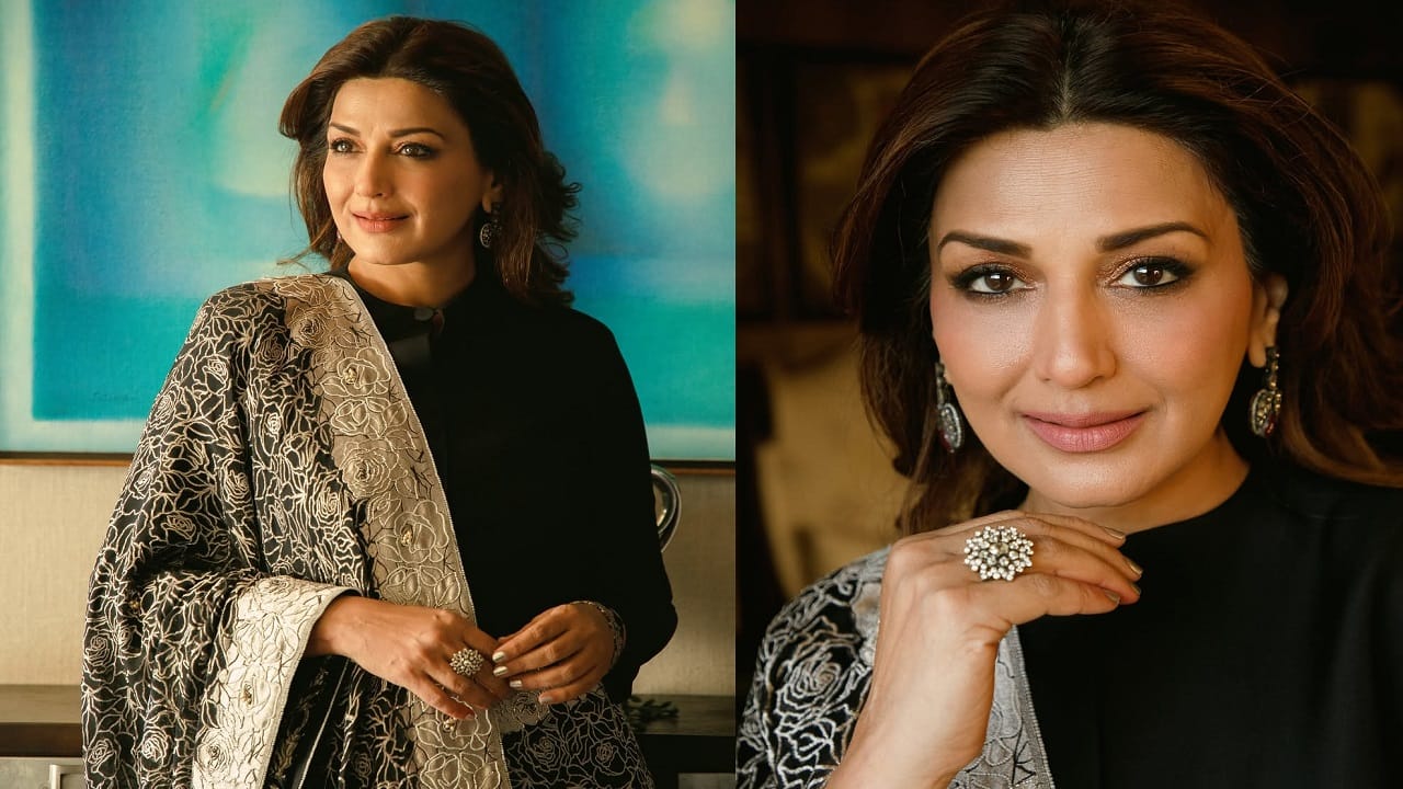 साडीत सोनाली बेंद्रेचा हटके लूक, अभिनेत्रीच्या स्टाईलवर चाहत्यांच्या खिळल्या नजरा