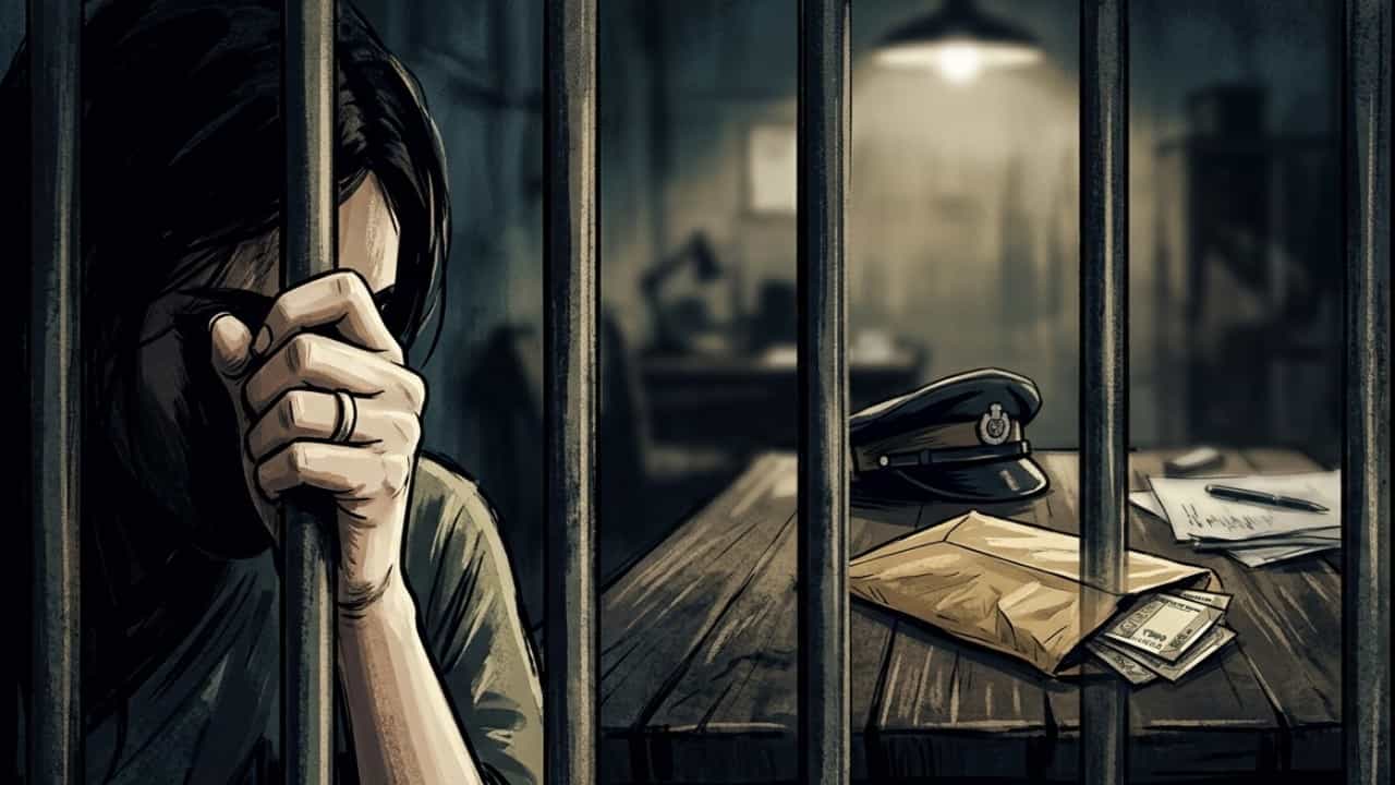 10 हजार देतो, मुलीला एक रात्र... आरोपी महिलेच्या मुलीवर पोलिसाची वाकडी नजर, व्हिडीओ व्हायरल होताच म्हणाला...