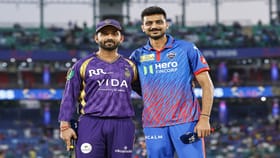 DC vs KKR : केकेआरचा बॉलिंगचा निर्णय, दिल्लीला किती धावांवर रोखणार?.