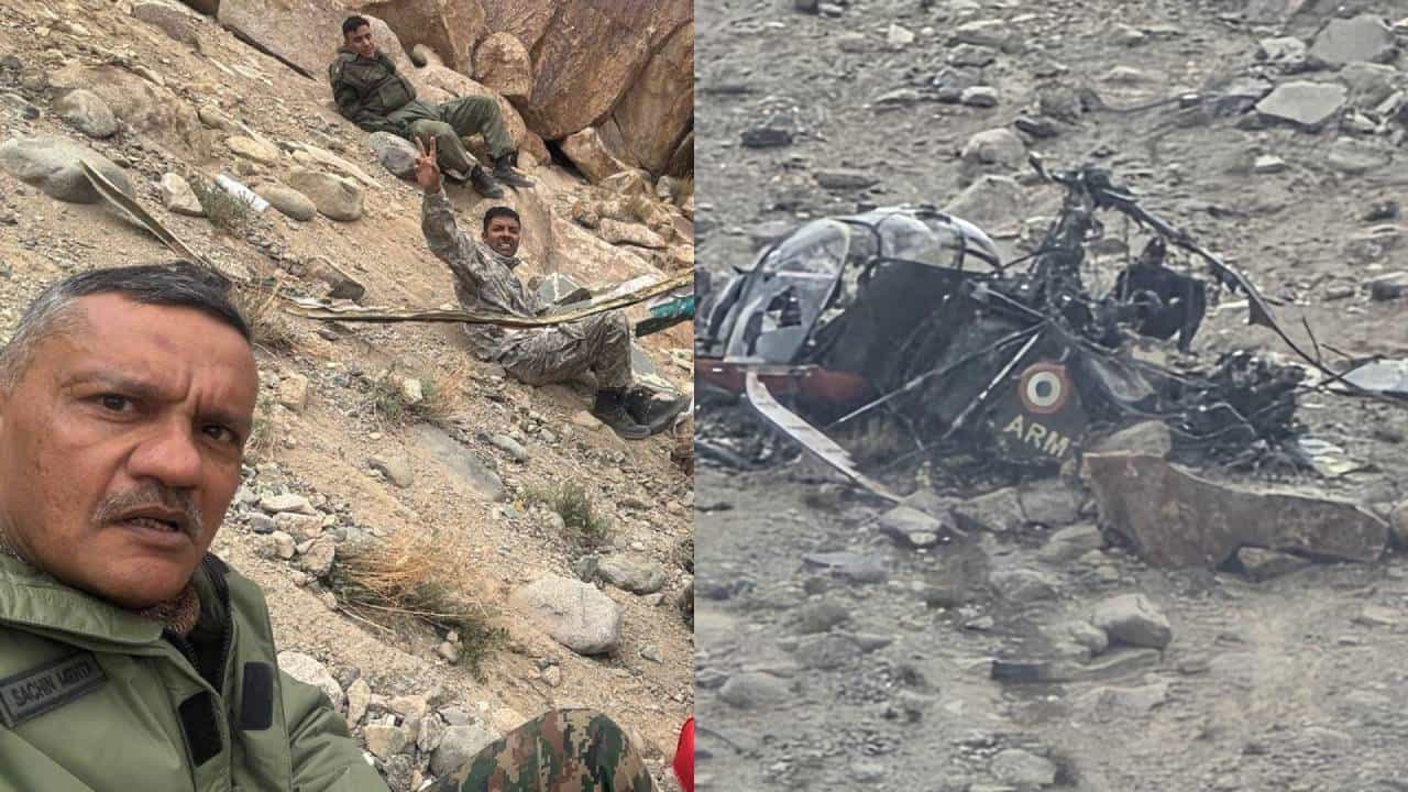 लडाखमधील लेहजवळील डोंगराळ तांगस्ते (Tangtse) भागात झालेल्या एका हेलिकॉप्टर अपघातात भारतीय लष्कराचे ३ अधिकारी थोडक्यात बचावले आहेत. लष्कराच्या जुन्या 'चीता' (Cheetah) ताफ्यातील या हेलिकॉप्टरमध्ये एक लेफ्टिनंट कर्नल, एक मेजर आणि एक मेजर जनरल प्रवास करत होते. हा अपघात २० मे रोजी झाला असून, लष्करी अधिकाऱ्यांनी आज (२३ मे) सकाळी या वृत्ताला अधिकृत दुजोरा दिला आहे.