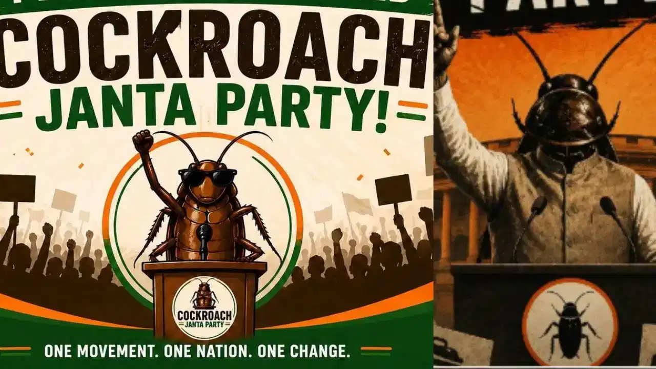 Cockroach Janta Party : देशात आणखी एका पक्षाची एन्ट्री? मराठी मुलाने सुरु केलेली कॉकरोच जनता पार्टी काय आहे?