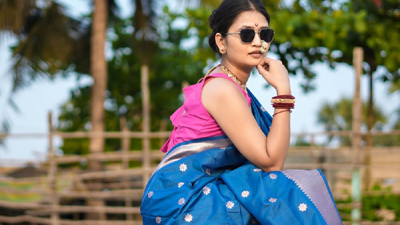 गाण्यातील तिचा लुक विशेष आकर्षण ठरत आहे. मोरपंखी रंगाची नऊवारी साडी, पायात पांढरे शूज, डोळ्यांवर स्टायलिश गॉगल आणि नाकात पारंपरिक नथ असा लुक करत गौतमीने चाहत्यांना अक्षरशः भुरळ घातली आहे.