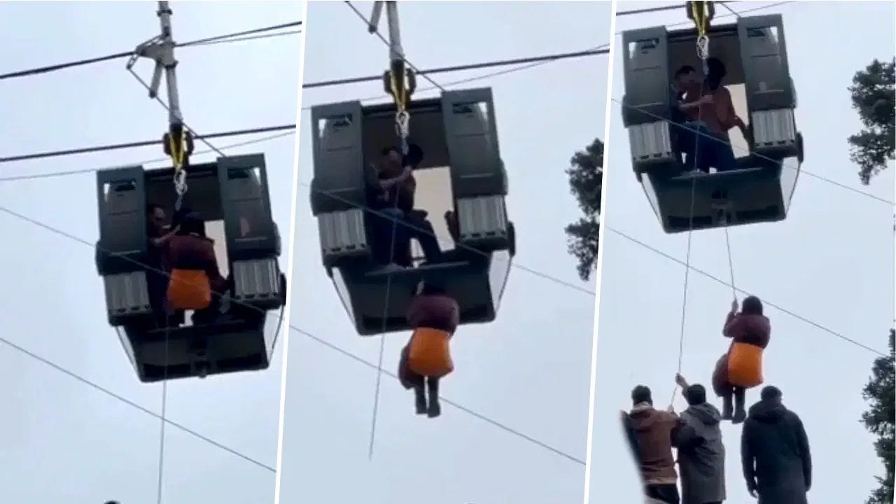 कश्मीरात केबल कार बिघाड, 300 पर्यटकांचा जीव टांगणीला, अखेर भारतीय सैन्य धावले मदतीला... कश्मीरात केबल कार बिघाड, 300 पर्यटकांचा जीव टांगणीला, अखेर भारतीय सैन्य धावले मदतीला...