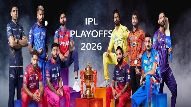 IPL 2026 : प्लेऑफसाठी कोणत्या संघाला किती सामने जिंकावे लागणार?