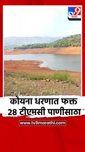 कोयना धरणात 28 टीएमसी पाणीसाठा