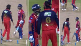 LSG vs RCB: सामन्यात कृणाल पांड्यांच्या बाउंसरने पूरनचा संताप.