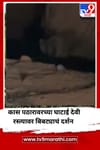 कास पठारावरच्या घाटाई देवी रस्त्यावर बिबट्याचं दर्शन.